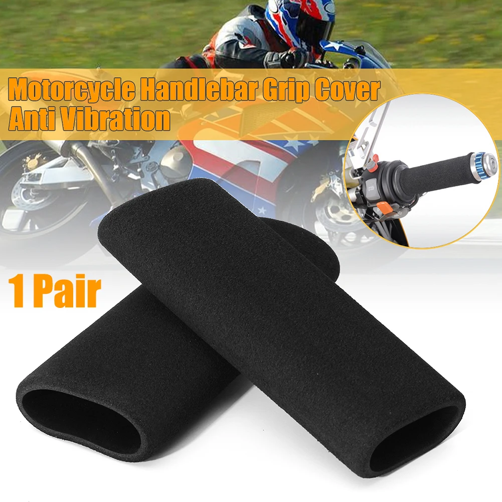 2Pcs Motorcycle Non-slip Foam Handle Bar Grip Cover Bike Racing Bicycle Anti Vibration Sponge Cover
2Pcs Motorcycle Non-slip Foam Handle Bar Grip Cover Bike Racing Bicycle Anti Vibration Sponge Cover