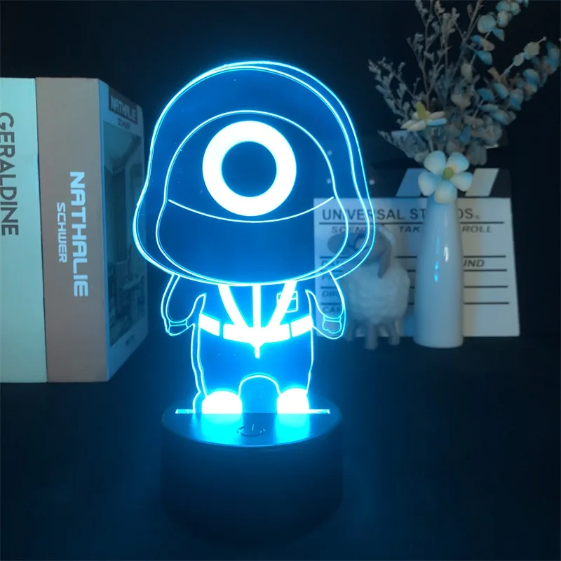Drama Squid Game Soldiers 3D Night Light Alarm Clock Base Nightlight Color with Remote Directly Supply Projector Delivery
Drama Squid Game Soldiers 3D Night Light Alarm Clock Base Nightlight Color with Remote Directly Supply Projector Delivery