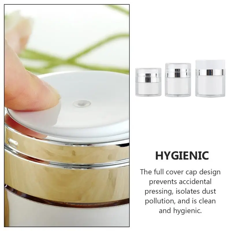 3 Pcs of Empty Bottles Empty Sub Bottles Makeup Bottles for Woman Cosmetic Travel
3 Pcs of Empty Bottles Empty Sub Bottles Makeup Bottles for Woman Cosmetic Travel