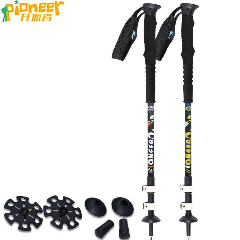 Pioneer trekking ski pole трость для прогулок Внешний замок Регулируемый из углеродного волокна Алюминиевый Кемпинг Туризм Трость для альпинизма 1 пар...
Pioneer trekking ski pole трость для прогулок Внешний замок Регулируемый из углеродного волокна Алюминиевый Кемпинг Туризм Трость для альпинизма 1 пар...