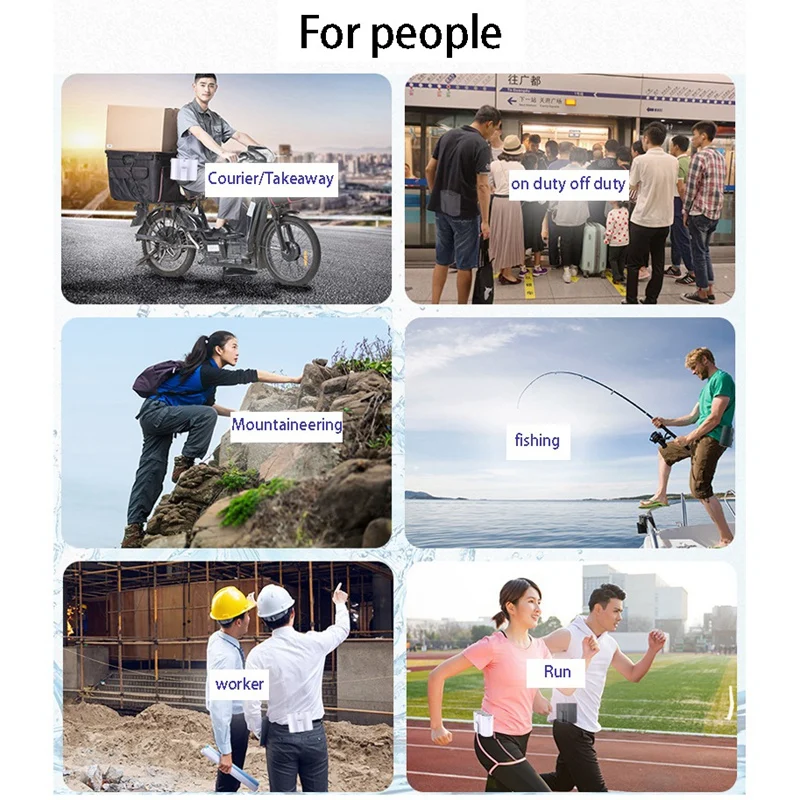 Hanging Waist Fan, USB Charging Mini Fan Portable Hanging Neck Mobile Waist Hanging 6800MAh Long Battery Life Fan 
Hanging Waist Fan, USB Charging Mini Fan Portable Hanging Neck Mobile Waist Hanging 6800MAh Long Battery Life Fan