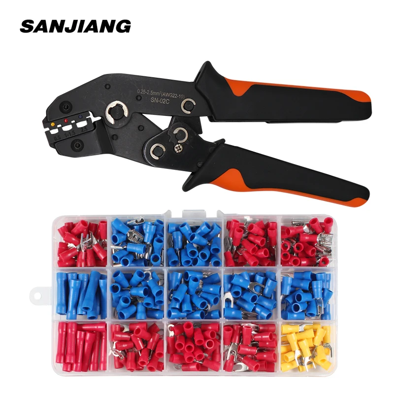 mini hand Crimping Tool Adjustable Crimper pliers with 280pcs Cable Lugs Assortment Kit wire crimp set
mini hand Crimping Tool Adjustable Crimper pliers with 280pcs Cable Lugs Assortment Kit wire crimp set