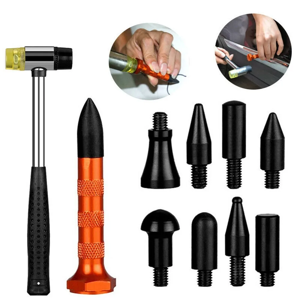 11Pcs Car Product Dent Removal Repair Tools 25mm Head Tap Down Pen Rubber Hammer Flattening Pen Tool For Car Repair High Quality
11Pcs Car Product Dent Removal Repair Tools 25mm Head Tap Down Pen Rubber Hammer Flattening Pen Tool For Car Repair High Quality