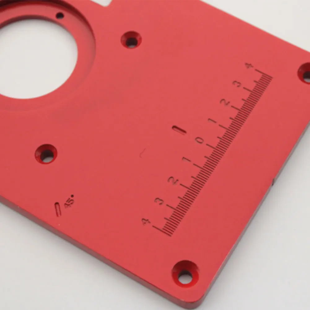 With Rings Professional Woodworking Benches Tool Insert Screws Router Table Plate Durable Aluminum Practical Accessories
With Rings Professional Woodworking Benches Tool Insert Screws Router Table Plate Durable Aluminum Practical Accessories