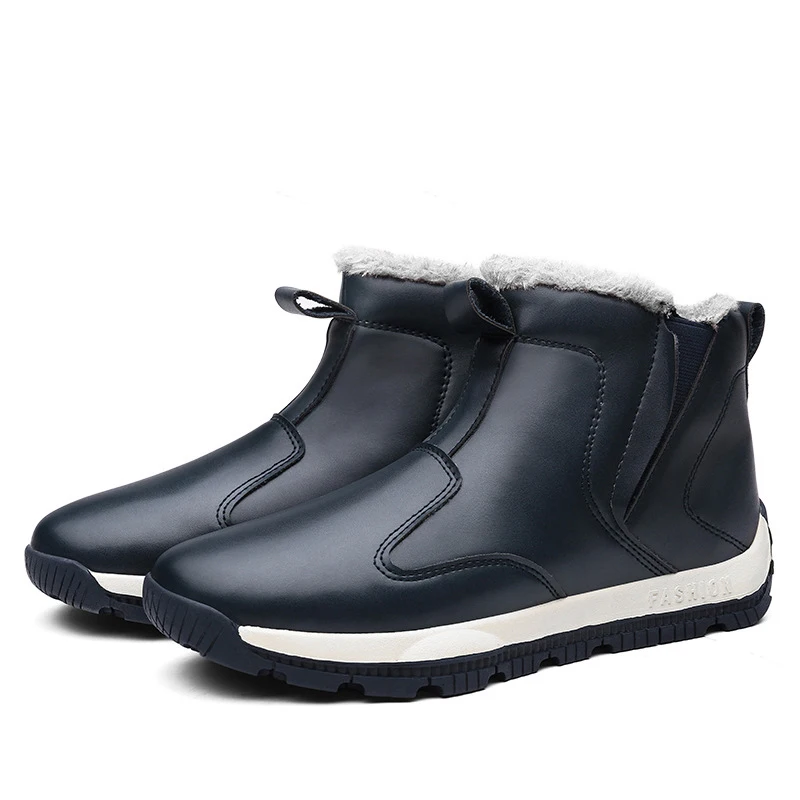 Nice Winter Men Snow Boots Fashion Men's High-top Shoes Trend Boots Shoes PU Leather Plush Warm Boots Waterproof Male Snow Boots
Nice Winter Men Snow Boots Fashion Men's High-top Shoes Trend Boots Shoes PU Leather Plush Warm Boots Waterproof Male Snow Boots