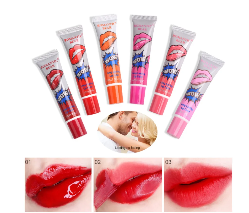 6pcs/lot Matte Lipstick Romantic Bear Labial Mate Lip Tatoo Batom Makeup Liquid Lipstick Long Lasting Waterproof Pintalabios
6pcs/lot Matte Lipstick Romantic Bear Labial Mate Lip Tatoo Batom Makeup Liquid Lipstick Long Lasting Waterproof Pintalabios