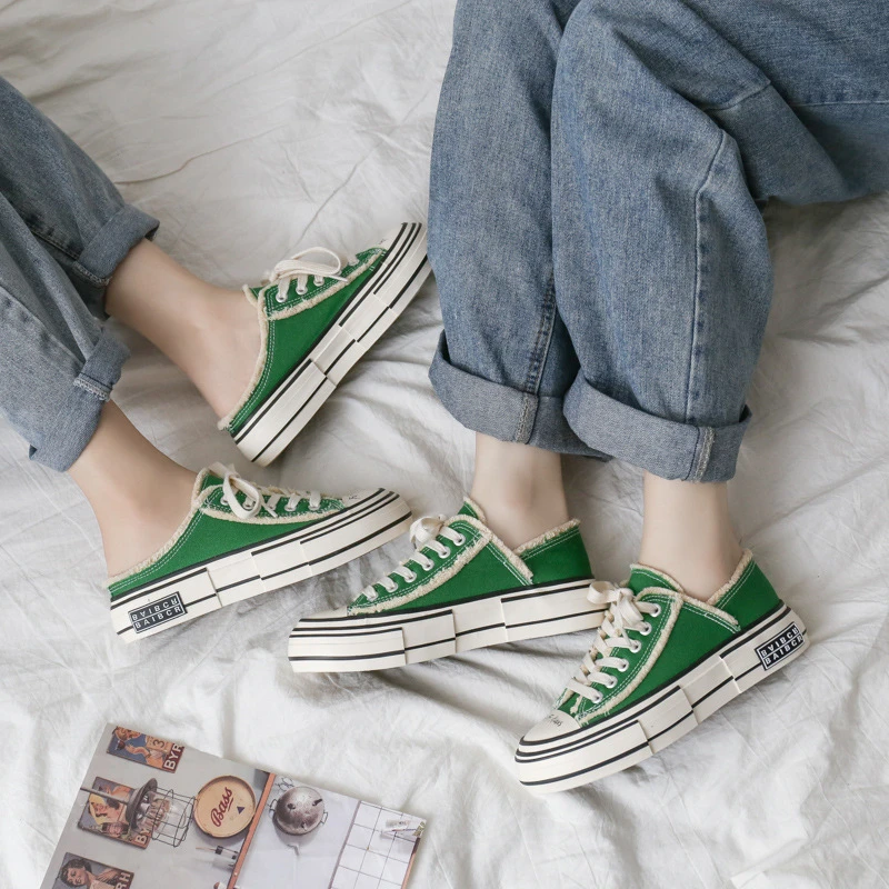 Platform Canvas Shoes Women Casual Sneakers Student Comfortable Soft Woman Vulcanize Shoes Low Top Green 2021 Spring Autumn New
Platform Canvas Shoes Women Casual Sneakers Student Comfortable Soft Woman Vulcanize Shoes Low Top Green 2021 Spring Autumn New