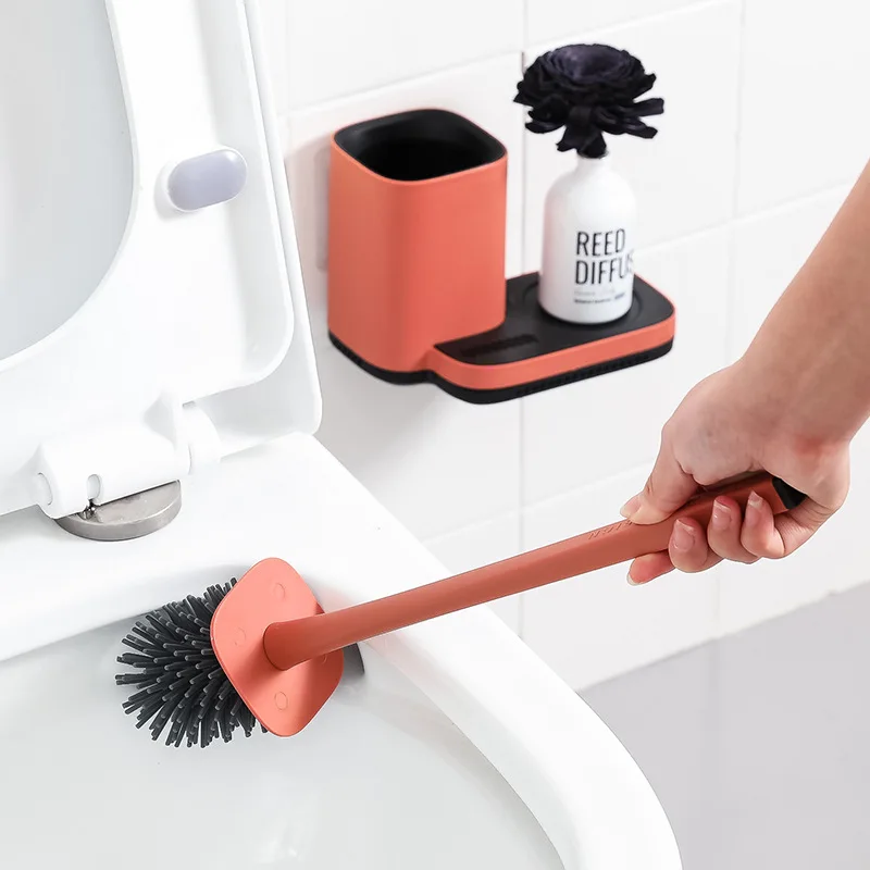 Toilet Brush and Holder, PTR Bristles Toilet Bowl Cleaner Brush and Holder Set for Bathroom Wall Mounted Without Drilling
Toilet Brush and Holder, PTR Bristles Toilet Bowl Cleaner Brush and Holder Set for Bathroom Wall Mounted Without Drilling