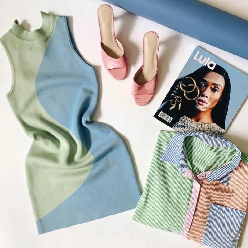 Mozision Patchwork Backless Dress For Women Turtleneck Sleeveless Sexy Mini Dresses Ladies Slim Bandage Mini Dress Vestidos 
Mozision Patchwork Backless Dress For Women Turtleneck Sleeveless Sexy Mini Dresses Ladies Slim Bandage Mini Dress Vestidos