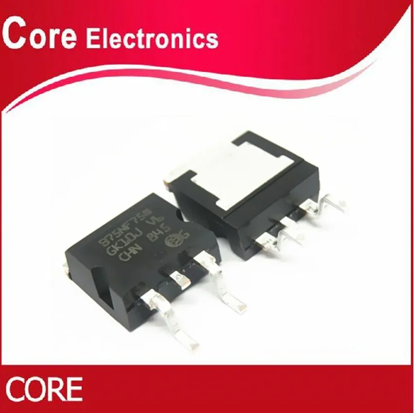 50 шт. STB75NF75L B75NF75 B75NF75L 263 80A 75В Мощность MOSFET Новый|Интегральные схемы| |