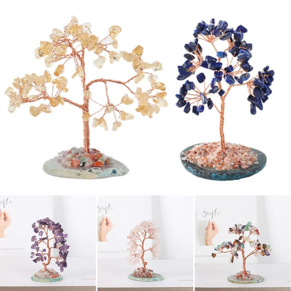 Crystal Money Tree Copper Wire Wrapped Natural Amethyst Cluster Base Chakra Rose Quartz Trees Feng Shui Home Room Decor
Crystal Money Tree Copper Wire Wrapped Natural Amethyst Cluster Base Chakra Rose Quartz Trees Feng Shui Home Room Decor