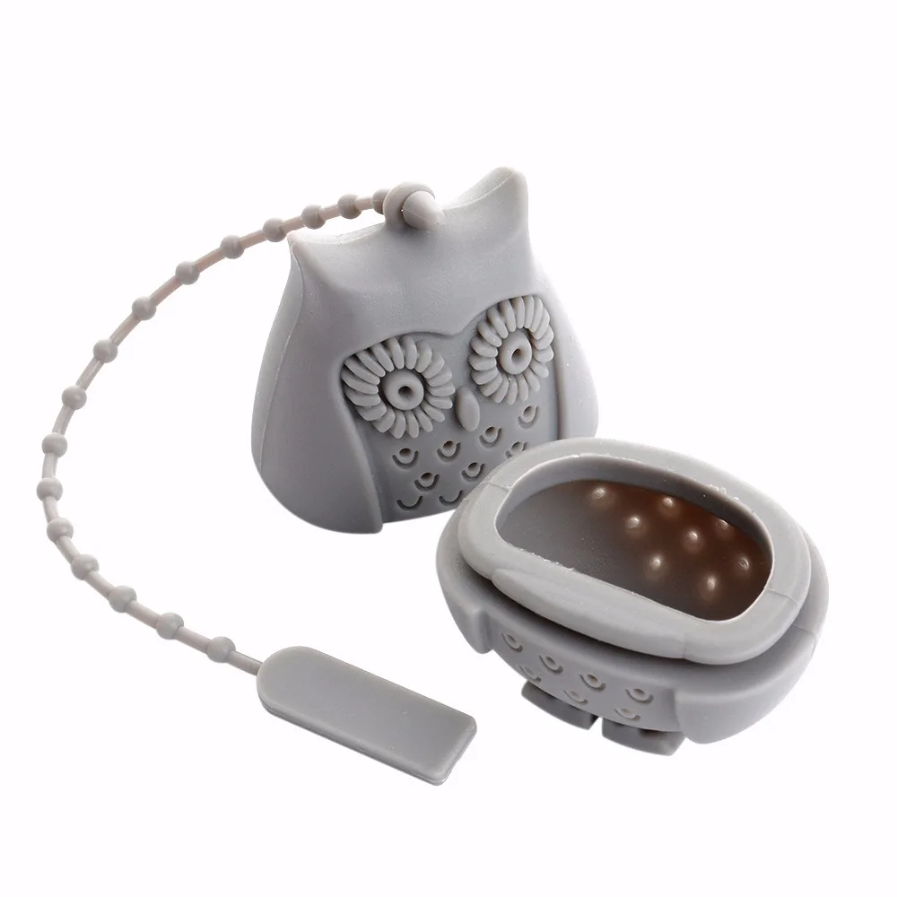 Creative High Quality Cute Owl Tea Strainer Fun Cartoon Tea Accessories Food Grade Silicone loose-leaf Tea Infuser Filter Diffus 
Creative High Quality Cute Owl Tea Strainer Fun Cartoon Tea Accessories Food Grade Silicone loose-leaf Tea Infuser Filter Diffus