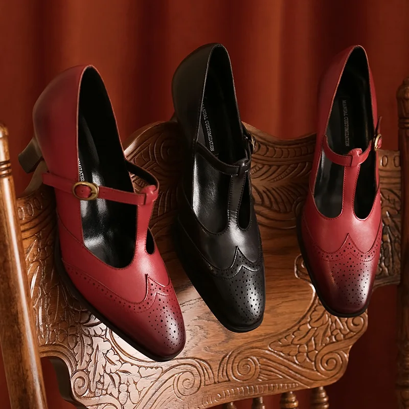 New Arrival Women Basic Pumps T-tied Spring Autumn Genuine Leather High Heels Shoes Woman Round Toe Brand Design Shallow Pumps
New Arrival Women Basic Pumps T-tied Spring Autumn Genuine Leather High Heels Shoes Woman Round Toe Brand Design Shallow Pumps