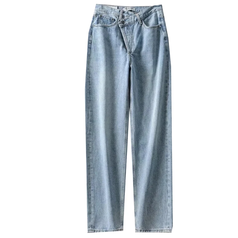 TVVOVVIN Street Jeans High Waist Loose Slimming Straight Wide Leg Pants High Waist Casual Irregular Denim Pants Women's NX6O
TVVOVVIN Street Jeans High Waist Loose Slimming Straight Wide Leg Pants High Waist Casual Irregular Denim Pants Women's NX6O