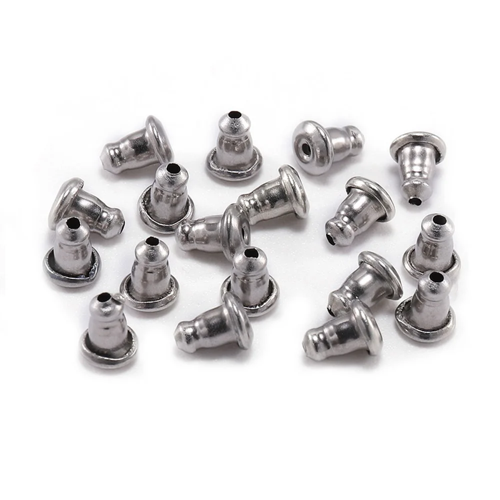 50pcs 4.8*5.8mm Stainless Steel Earring Studs Backs Stopper Ear Plugging Earring Backs For Jewelry Making Supplies Accessories
50pcs 4.8*5.8mm Stainless Steel Earring Studs Backs Stopper Ear Plugging Earring Backs For Jewelry Making Supplies Accessories