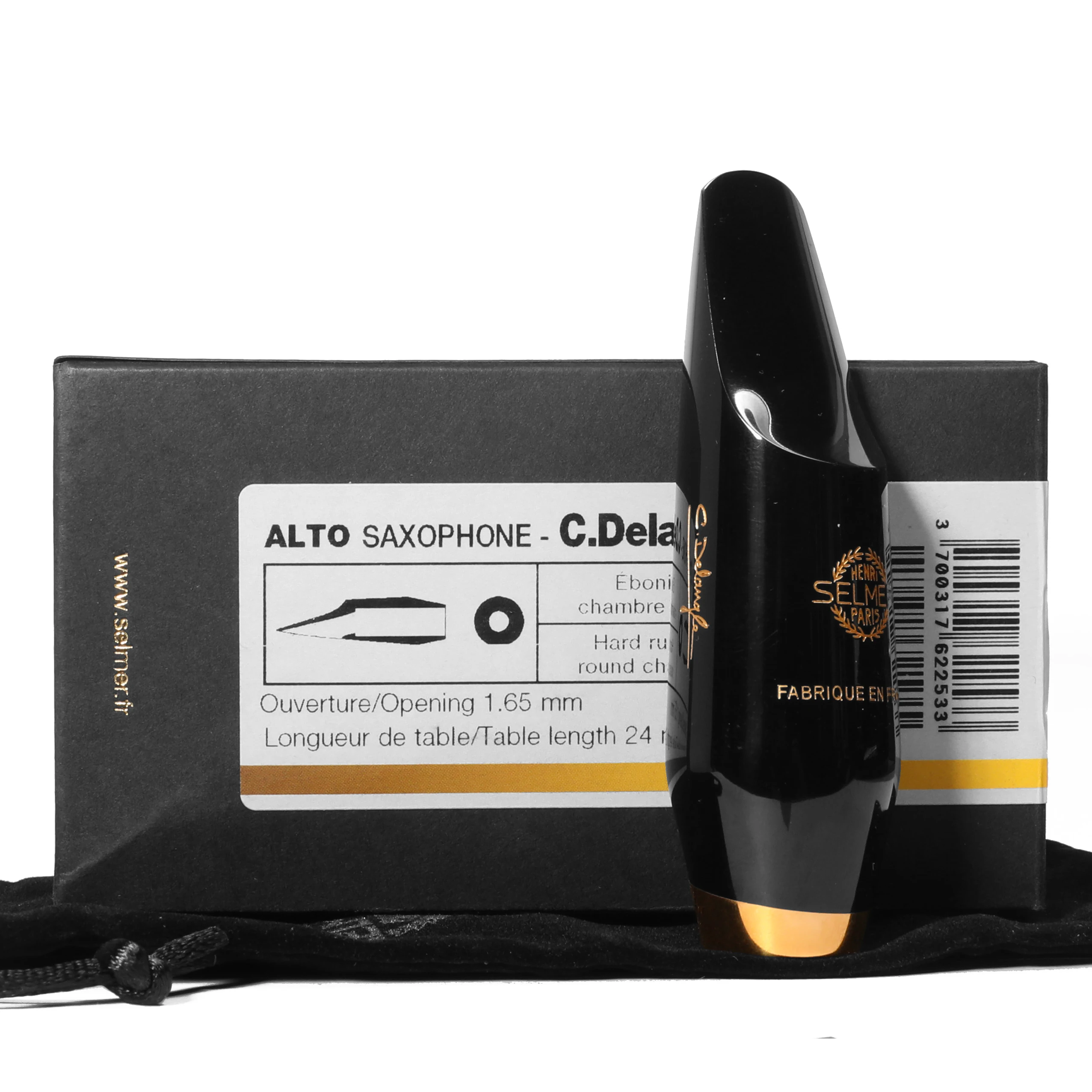 Французский selmer C.Delangle альт-саксофон твердая резина круглая камера металлический
