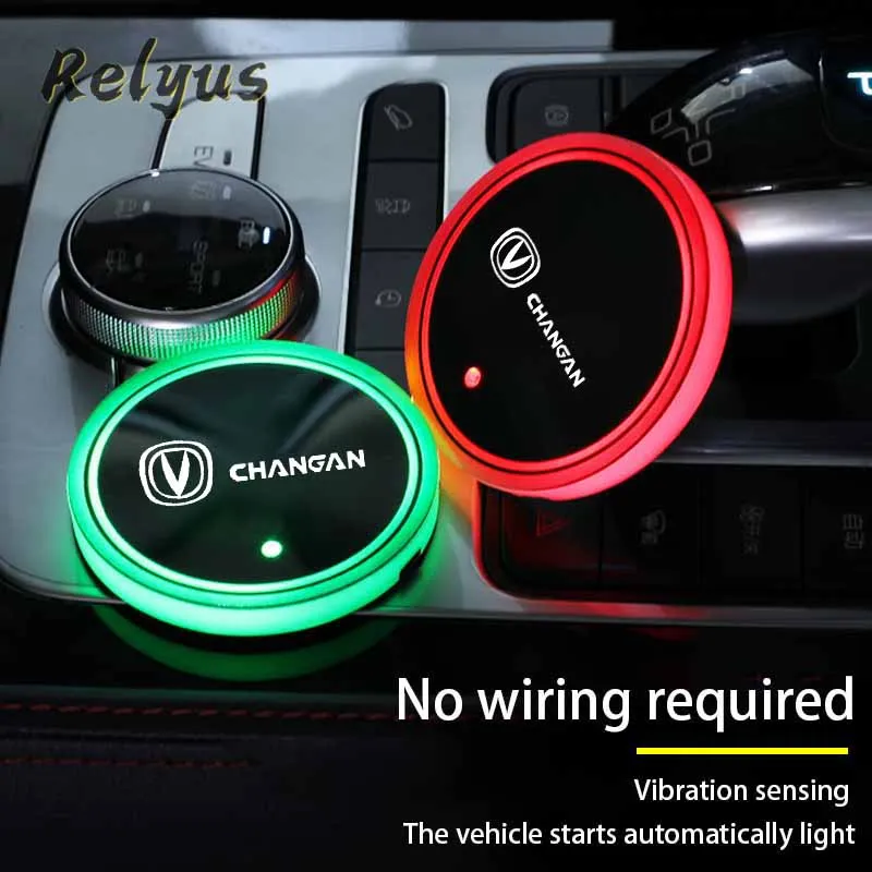 2Pcs Car Logo Luminous Cup Mat Coaster Led Atmosphere Light Non-slip Mat For Changan CS95 CS85 CS75 CS35 Eado Alsvin 7
2Pcs Car Logo Luminous Cup Mat Coaster Led Atmosphere Light Non-slip Mat For Changan CS95 CS85 CS75 CS35 Eado Alsvin 7