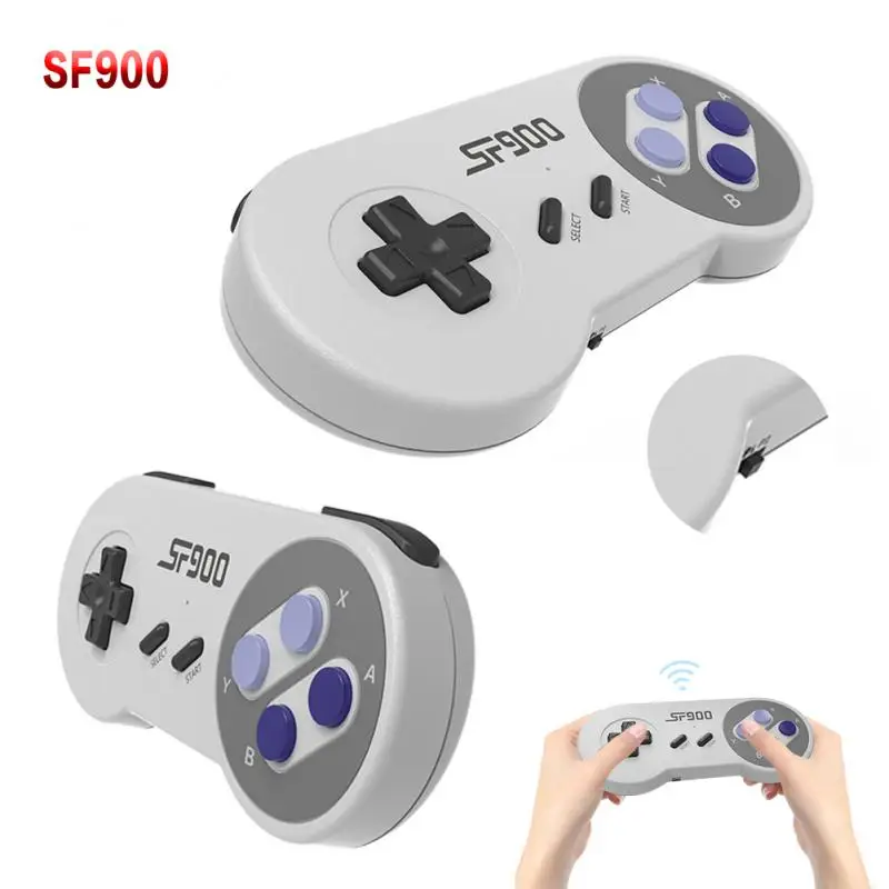 2021 беспроводные джойстики 2,4 ГГц Джойстик контроллер для Sega Genesis Game HD Family SFC TV мини консоль аксессуары для удаленного управления
2021 беспроводные джойстики 2,4 ГГц Джойстик контроллер для Sega Genesis Game HD Family SFC TV мини консоль аксессуары для удаленного управления