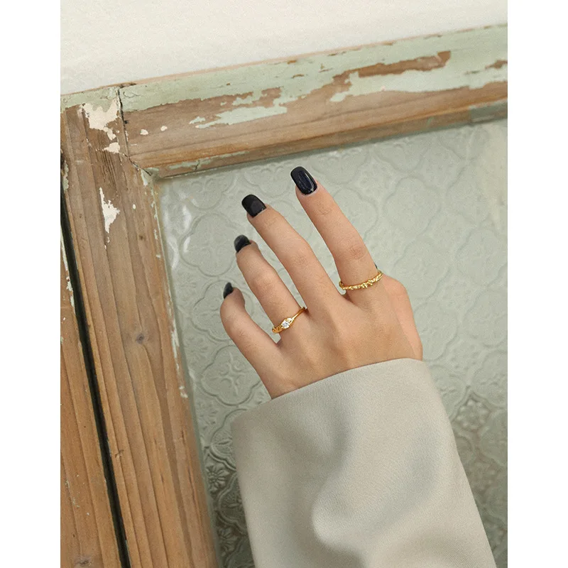 YPAY 100% Real 925 Sterling Silver Open Rings for Women Korea INS Minimalist Zircon Bague Jewelry Christmas Gifts YMR1154
YPAY 100% Real 925 Sterling Silver Open Rings for Women Korea INS Minimalist Zircon Bague Jewelry Christmas Gifts YMR1154