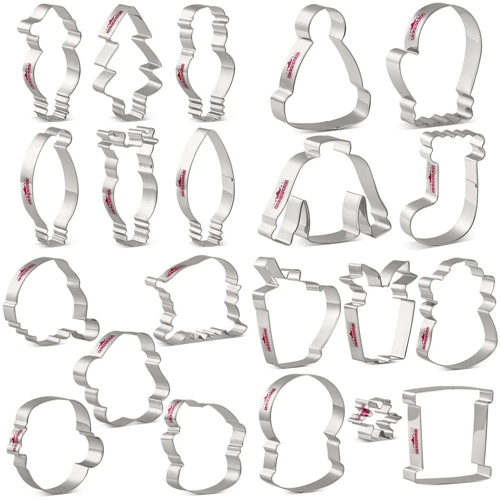 KENIAO Christmas Single Cookie Cutter - Winter Biscuit Fondant Bread Sandwich Mold - Stainless Steel - by Janka
KENIAO Christmas Single Cookie Cutter - Winter Biscuit Fondant Bread Sandwich Mold - Stainless Steel - by Janka