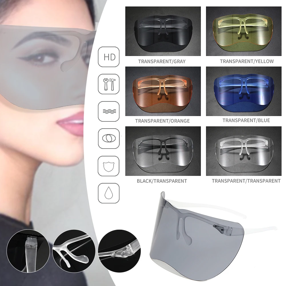 1Pcs Clear Half Face Shield Unisex Oversize Shield Visor Sunglasses Plastic UV400 Lightweight Sun Glasses for Men and Women
1Pcs Clear Half Face Shield Unisex Oversize Shield Visor Sunglasses Plastic UV400 Lightweight Sun Glasses for Men and Women