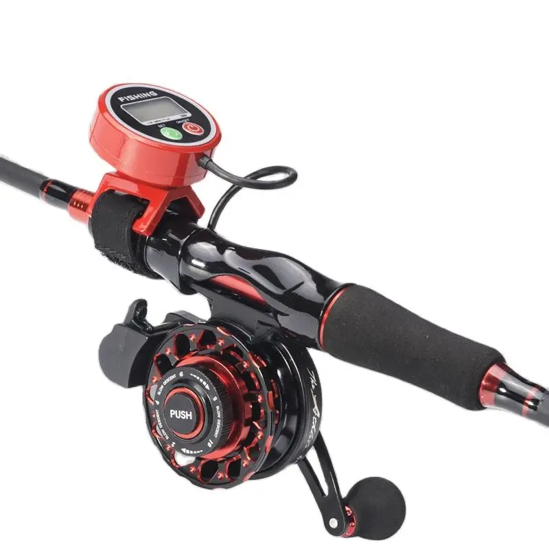 Kemailon Counting Alarm with Force Release Micro-lead Front Wheel Slow- Down Digital Display Raft Fishing Reel - Metal All SX
Kemailon Counting Alarm with Force Release Micro-lead Front Wheel Slow- Down Digital Display Raft Fishing Reel - Metal All SX