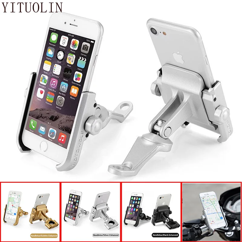 

For HUSQVARNA 236 MOTO ENDURO 55 VICTORY HAMMER S VEGAS KINGPIN Universal Mobile Phone Holder Motorcycle Bicycle Stand Rotatable