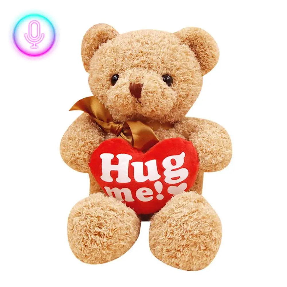 38cm Girl Teddy Bear Soft Toy Bear Recording Wedding Gifts Girl Talking Toy Baby Birthday Party Toy
38cm Girl Teddy Bear Soft Toy Bear Recording Wedding Gifts Girl Talking Toy Baby Birthday Party Toy
