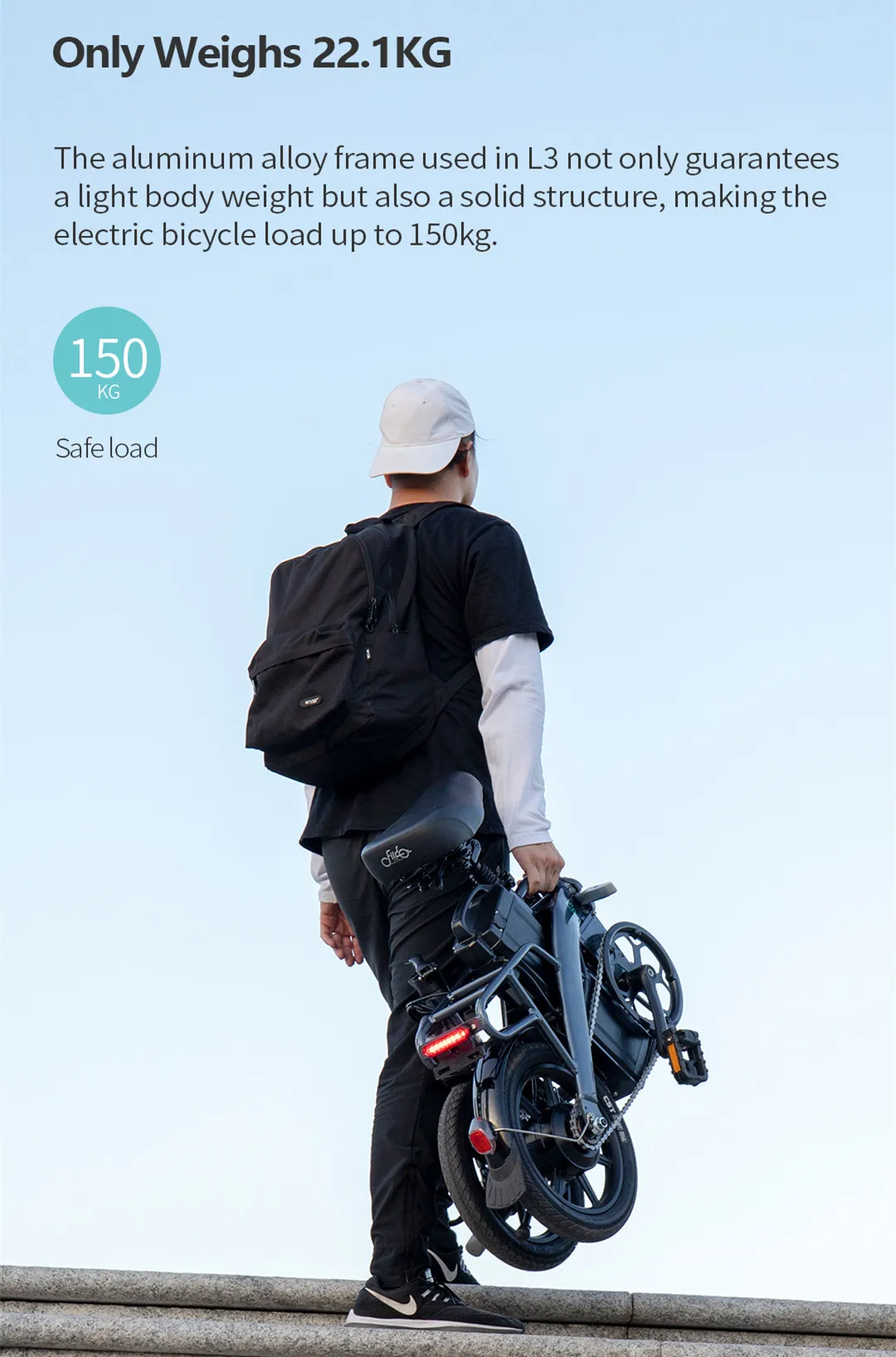 Fast Shipping Foldable E-Bike FIIDO L3 Two Wheels Electric Bicycles 14 Inch 350W 23.2Ah Electric Scooter Bicycle USA/EU Stock
Fast Shipping Foldable E-Bike FIIDO L3 Two Wheels Electric Bicycles 14 Inch 350W 23.2Ah Electric Scooter Bicycle USA/EU Stock