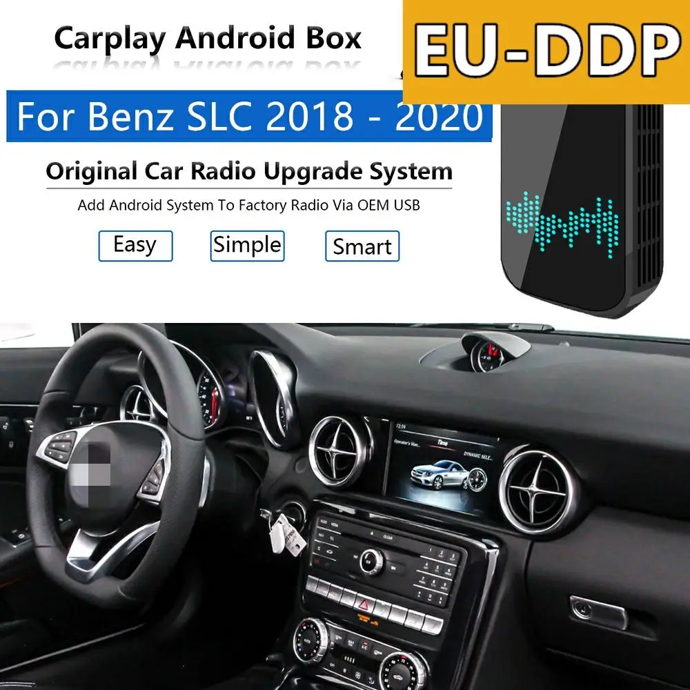 Radio Carplay upgrade Android Auto Audio For Mercedes Benz SLC 2018 - 2020 Apple Wireless Car Multimedia Player Mirror Link
Radio Carplay upgrade Android Auto Audio For Mercedes Benz SLC 2018 - 2020 Apple Wireless Car Multimedia Player Mirror Link