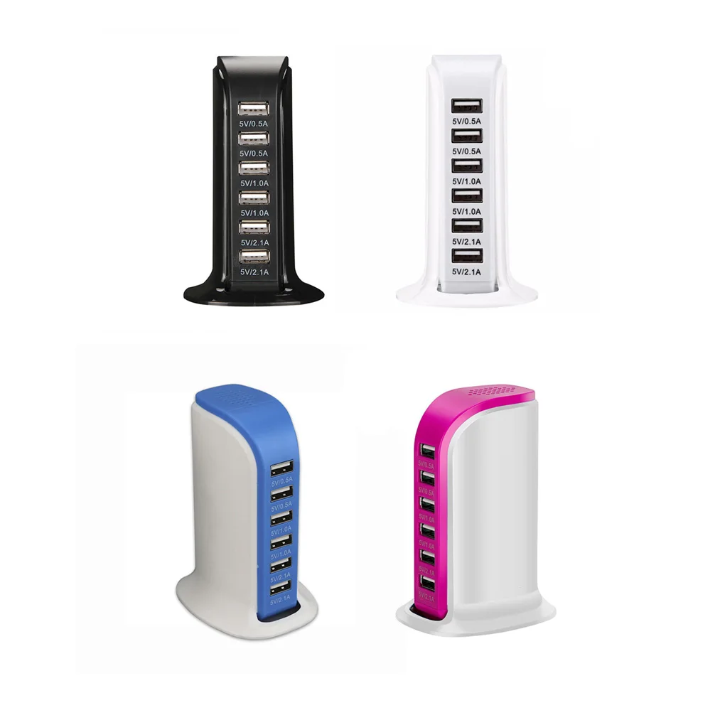 30W Multi 6 Port USB Charger 6A Rapid Charging Station Mobile Phone Desktop Travel Hub Connectors Extension Socket Platooninsert
30W Multi 6 Port USB Charger 6A Rapid Charging Station Mobile Phone Desktop Travel Hub Connectors Extension Socket Platooninsert
