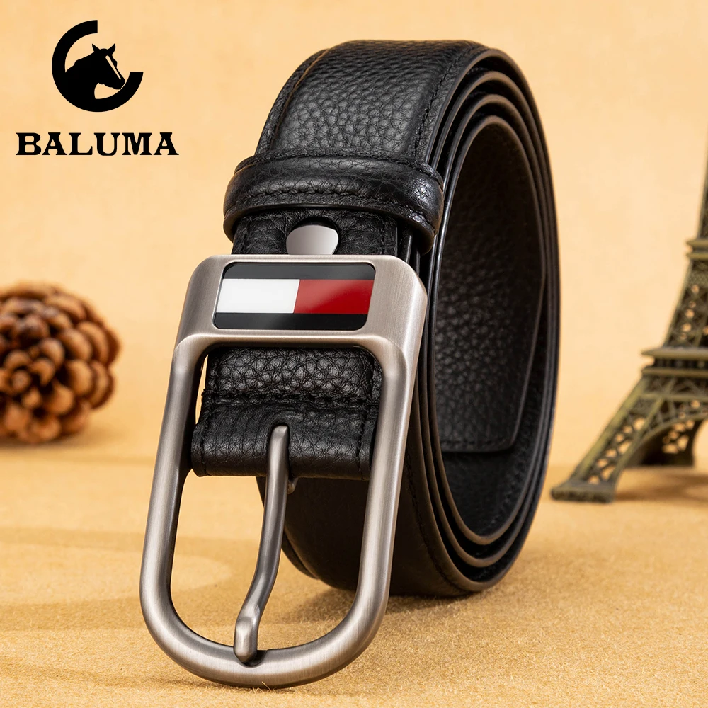 Top Layer Cow Leather Belt for Men Designer Fasahion Male Belt Vintage High Quality Jean Belt Prong Pin Buckle 3.3cm Width
Top Layer Cow Leather Belt for Men Designer Fasahion Male Belt Vintage High Quality Jean Belt Prong Pin Buckle 3.3cm Width