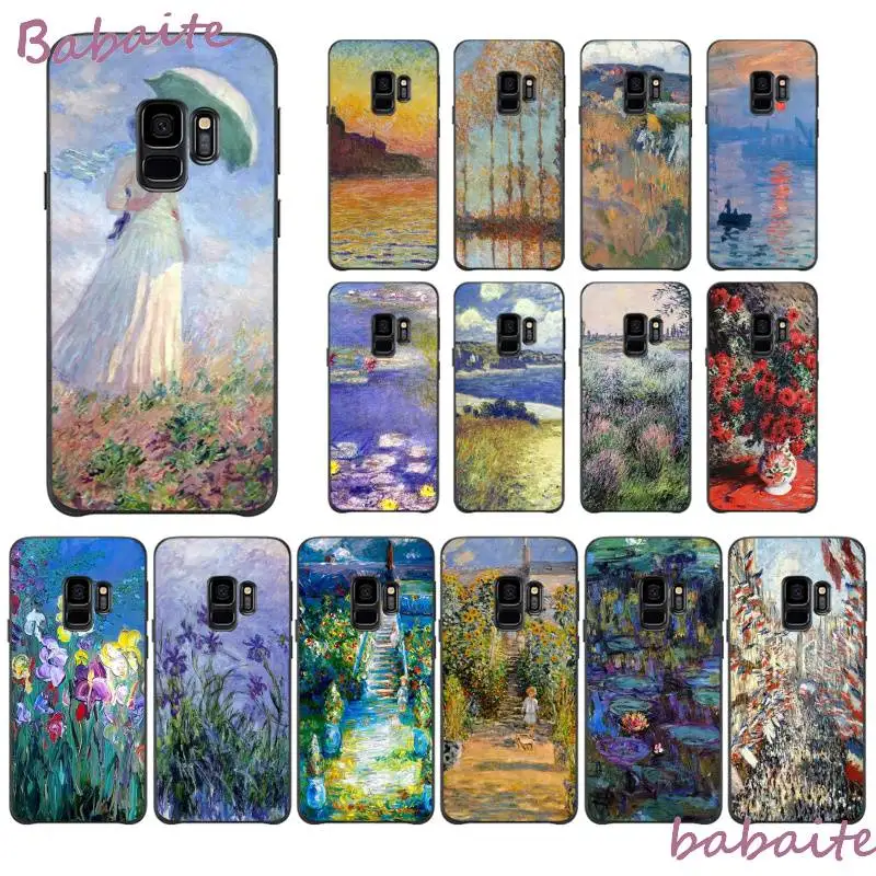 Babaite Claude Monet Impressionism Artist Soft black Phone Case for Samsung GALAXY S5 6 7 EDGE PLUS 8 9 PLUS Coque Shell
Babaite Claude Monet Impressionism Artist Soft black Phone Case for Samsung GALAXY S5 6 7 EDGE PLUS 8 9 PLUS Coque Shell