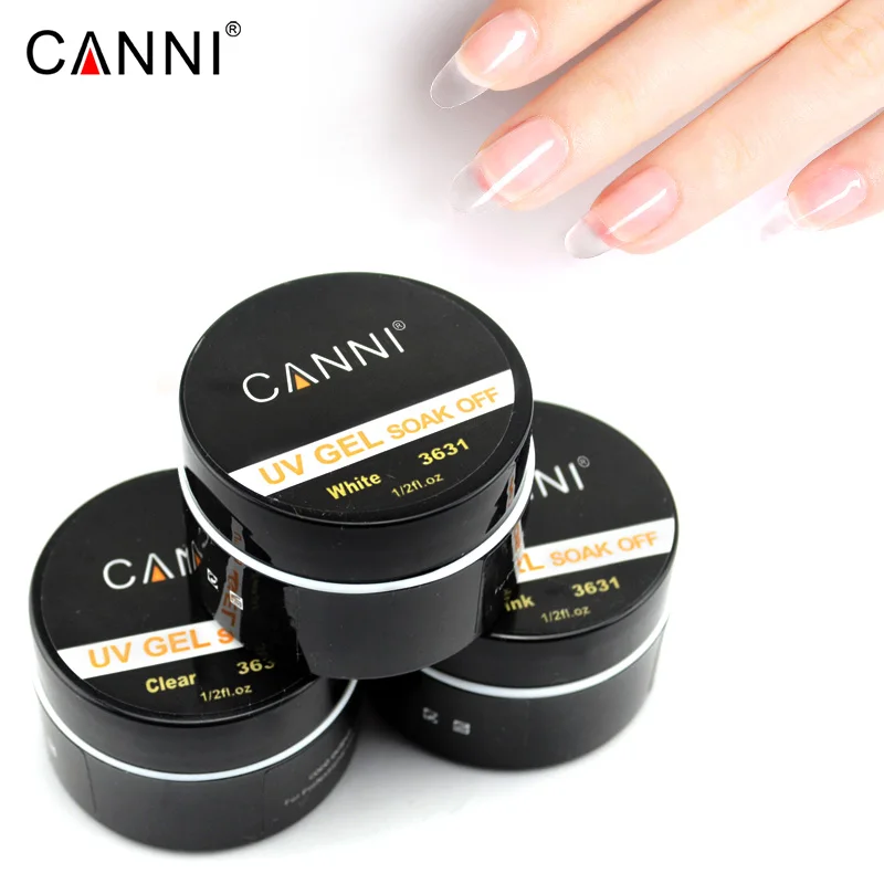 Бесплатная доставка 15 мл фабрика CANNI прозрачный дизайн ногтей белый розовый цвет