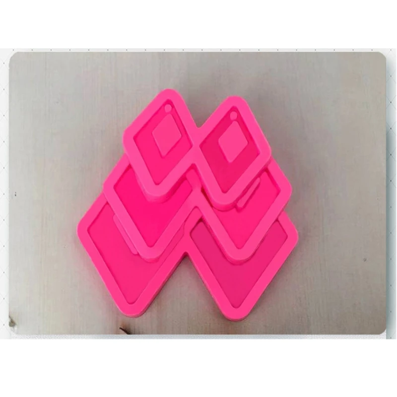 X7YA 4 Pcs Earrings Epoxy Resin Mold Ear Pendant Casting Silicone Mould DIY Crafts Jewelry Making Tools
X7YA 4 Pcs Earrings Epoxy Resin Mold Ear Pendant Casting Silicone Mould DIY Crafts Jewelry Making Tools