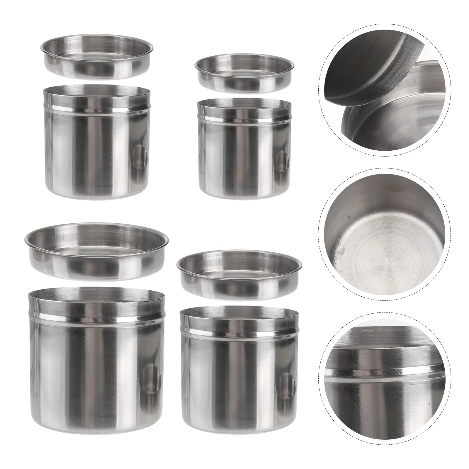 4 шт., контейнер из нержавеющей стали
4 шт., контейнер из нержавеющей стали