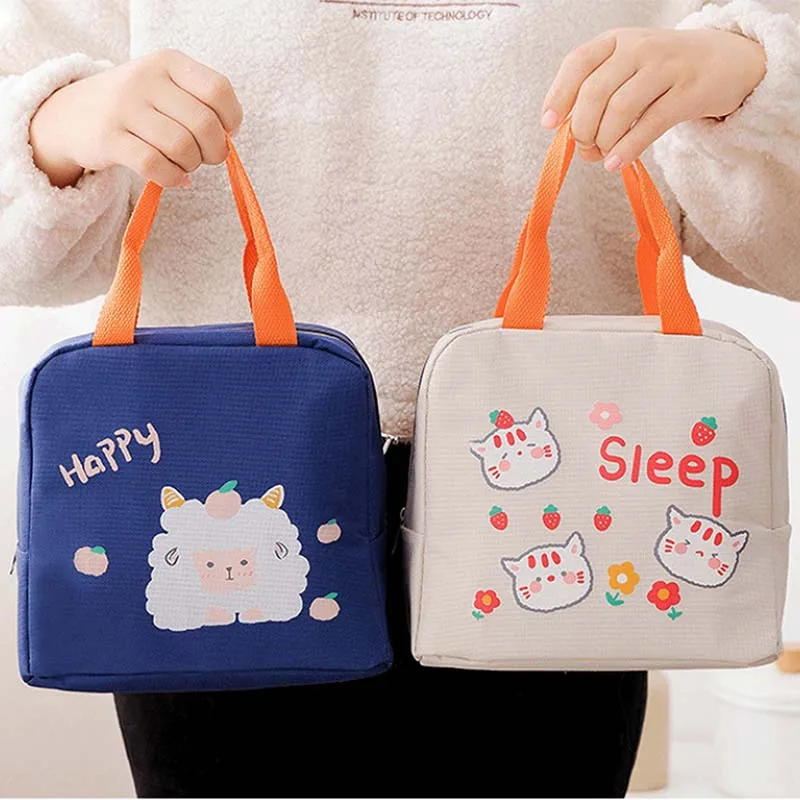 Cartoon Lunch Bag Thermal Bento Bags Portable Drinks Fruits Cooler Bags Milk Bottle Storage Bags Lunch Boxes Tote for Kids Adult
Cartoon Lunch Bag Thermal Bento Bags Portable Drinks Fruits Cooler Bags Milk Bottle Storage Bags Lunch Boxes Tote for Kids Adult