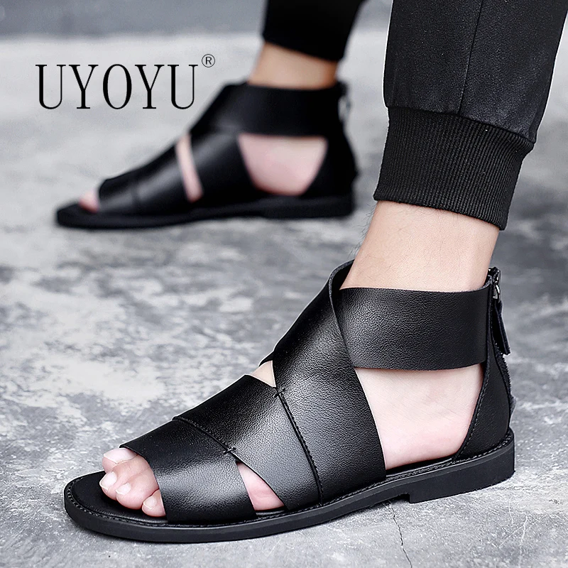 Roman Sandals Men Summer Men's Sandals Outdoor Comfortable Casual Beach Shoes Genuine Leather Sandalias De Hombre High Quality
Roman Sandals Men Summer Men's Sandals Outdoor Comfortable Casual Beach Shoes Genuine Leather Sandalias De Hombre High Quality