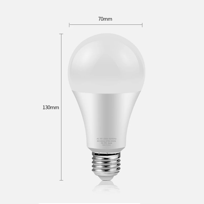 1/2/3PCS WiFi Smart Bulb Light Voice Control Function 2700-6500K 8W RGBW Dimmer Compatible For Apple Smart Home APP Monitoring
1/2/3PCS WiFi Smart Bulb Light Voice Control Function 2700-6500K 8W RGBW Dimmer Compatible For Apple Smart Home APP Monitoring