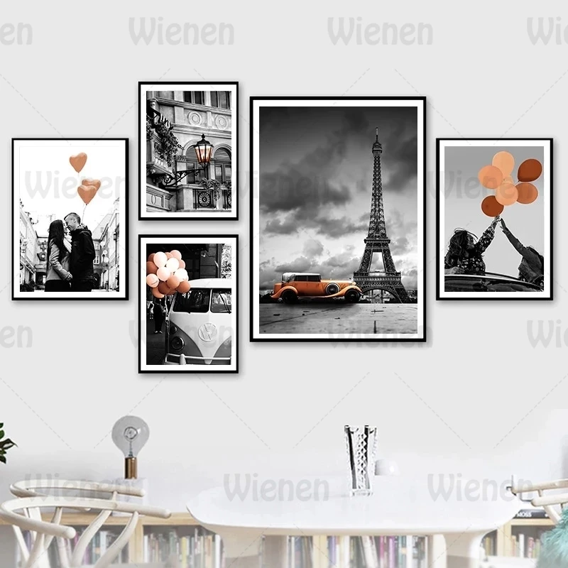 Nordic Posters Wall Art Romantic Paris Tower European Landscape Black White Canvas Painting Home Decor For Living Room Bedroom
Nordic Posters Wall Art Romantic Paris Tower European Landscape Black White Canvas Painting Home Decor For Living Room Bedroom