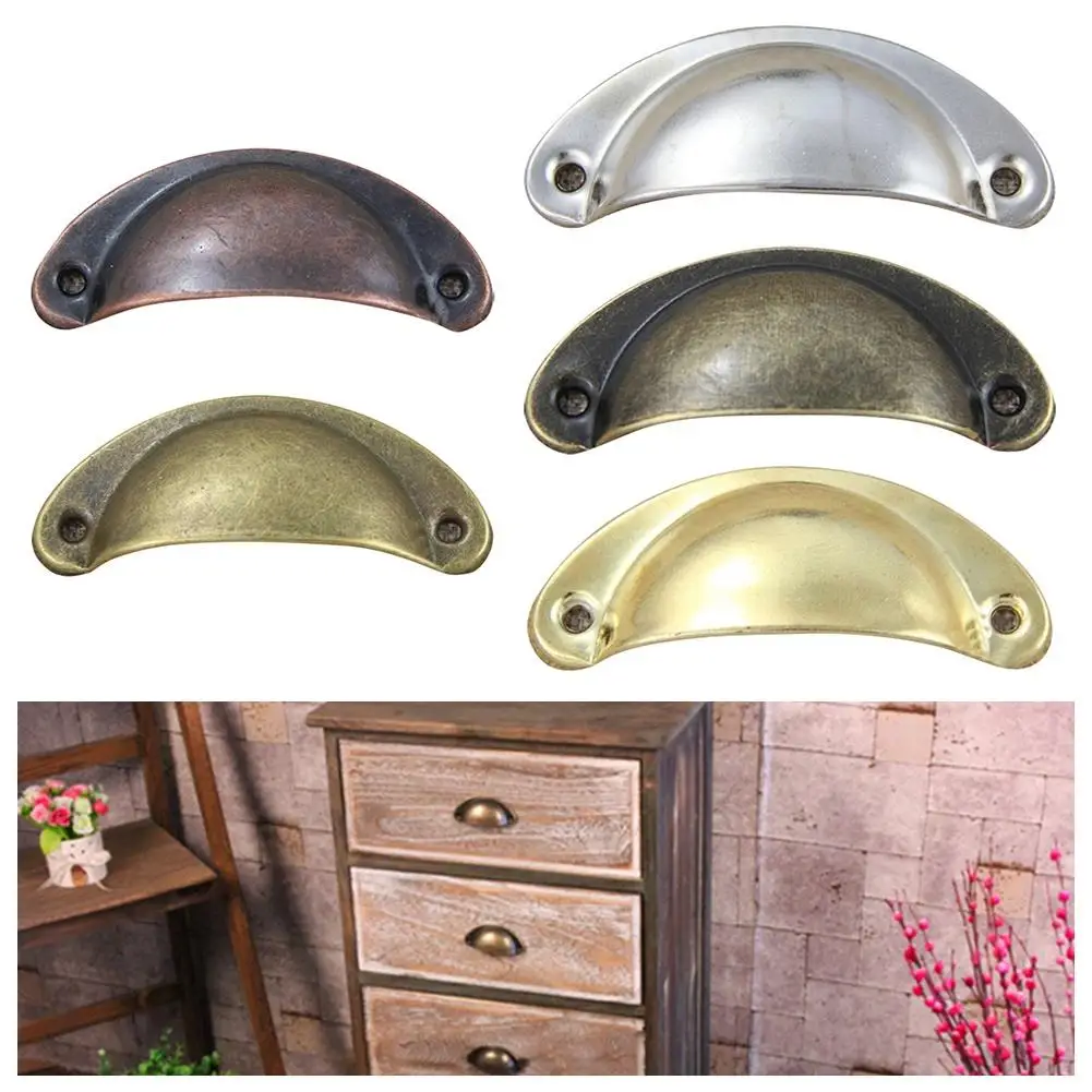 2Pcs Retro Shell Shaped Cupboard Drawer Cabinet Door Handle Furniture Knobs Home Improvement Door Hardware Suppies
2Pcs Retro Shell Shaped Cupboard Drawer Cabinet Door Handle Furniture Knobs Home Improvement Door Hardware Suppies