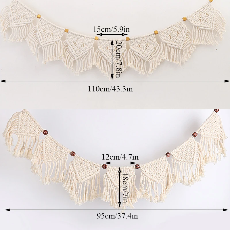 Banners Macrame Tapestry Weaving Tassels Bohemian Art Wall Accents Wall Hanging Home Decoration Woven Flag Home Wall Decoration
Banners Macrame Tapestry Weaving Tassels Bohemian Art Wall Accents Wall Hanging Home Decoration Woven Flag Home Wall Decoration