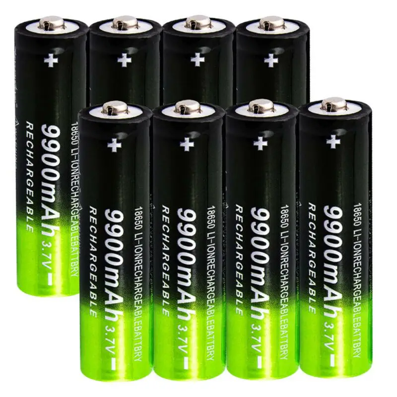 3.7V 18650 9900mAh Rechargeable Battery 2/4/8pcs Battery + 4 Slots 3.7V 18650 USB charger
3.7V 18650 9900mAh Rechargeable Battery 2/4/8pcs Battery + 4 Slots 3.7V 18650 USB charger