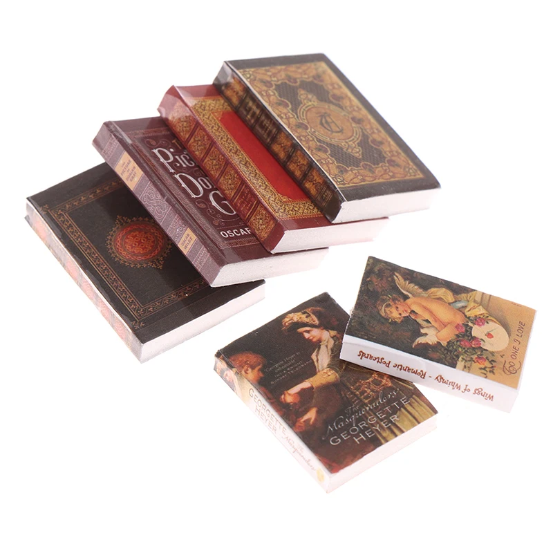 1Set Vintage Miniature Book Model Notebook Doll House Furniture 1/12 Dollhouse Decor
1Set Vintage Miniature Book Model Notebook Doll House Furniture 1/12 Dollhouse Decor