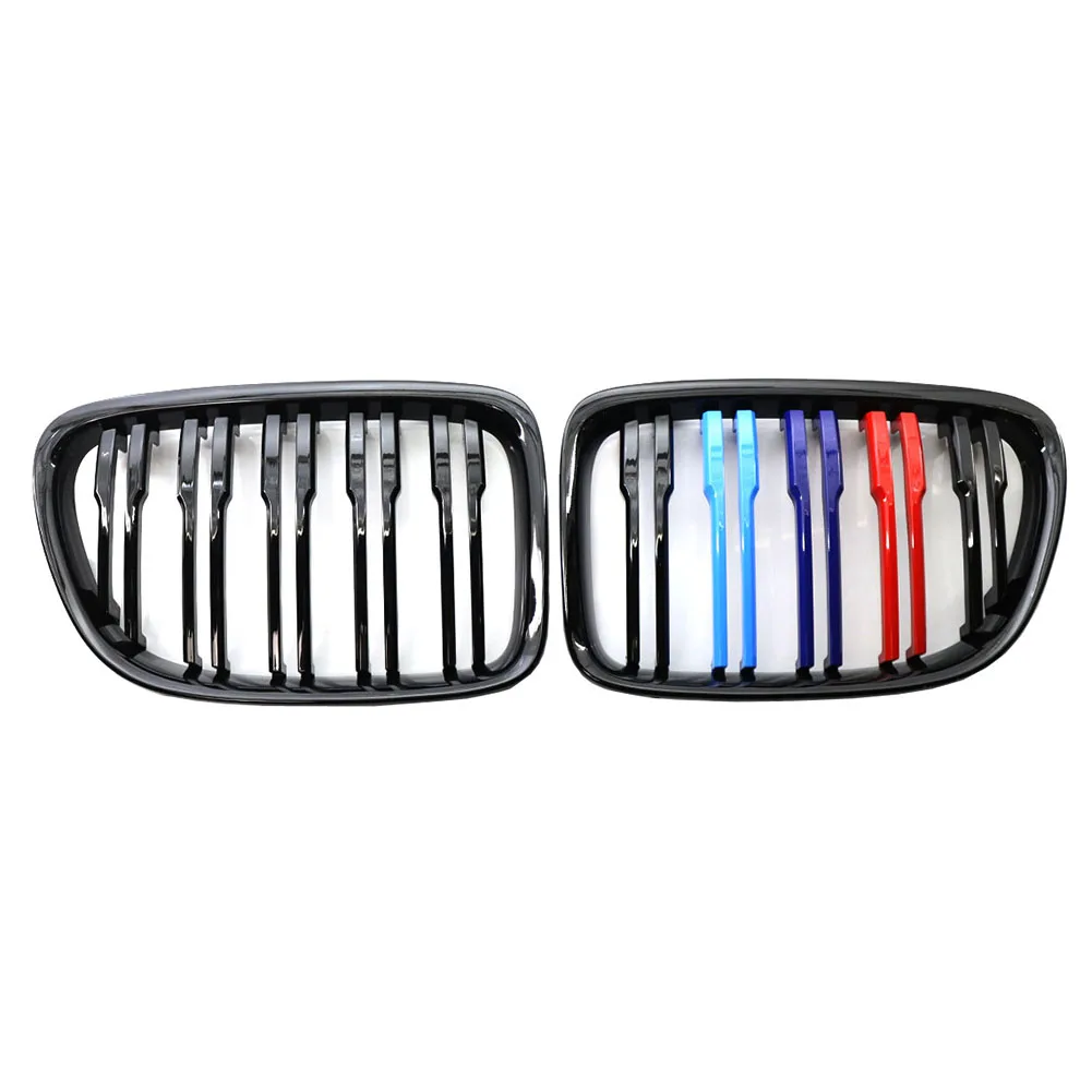 Double Slat Front Kidney Grille Grill M Color Double Slat Gloss Black Kidney Grill Replacement for BMW E84 X1 10-15
Double Slat Front Kidney Grille Grill M Color Double Slat Gloss Black Kidney Grill Replacement for BMW E84 X1 10-15