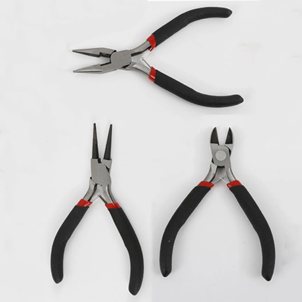 3Pcs/Set Making Pliers Kit Beading Jewellery Round Mini Nose Flat Jewelry Tools Woth Toothless Flat Nose Plier
3Pcs/Set Making Pliers Kit Beading Jewellery Round Mini Nose Flat Jewelry Tools Woth Toothless Flat Nose Plier