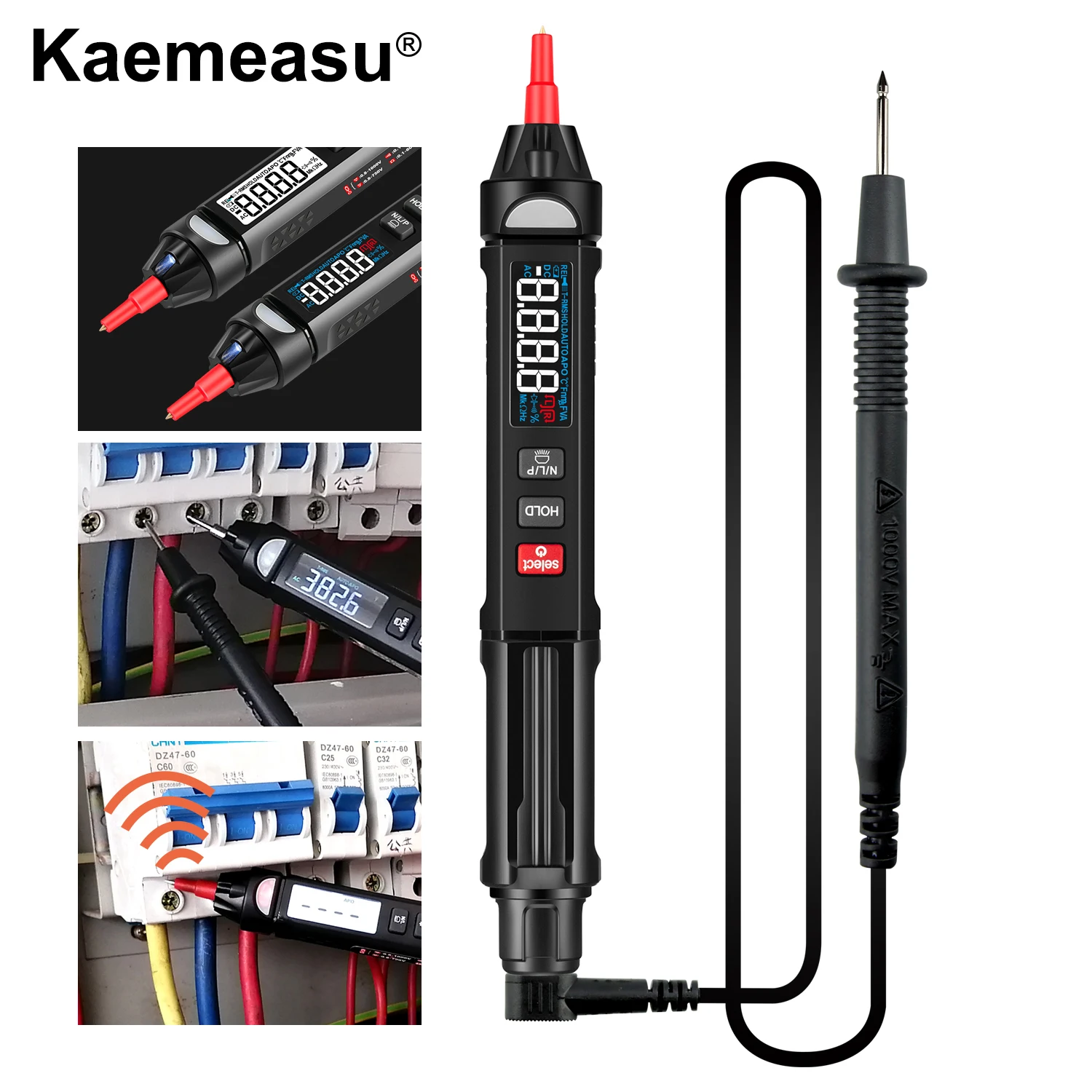 Pen Type Smart Mini Digital Multimeter Handheld Electrician Tester With NCV Zero line and Live Line Phase Sequence Measurement 
Pen Type Smart Mini Digital Multimeter Handheld Electrician Tester With NCV Zero line and Live Line Phase Sequence Measurement