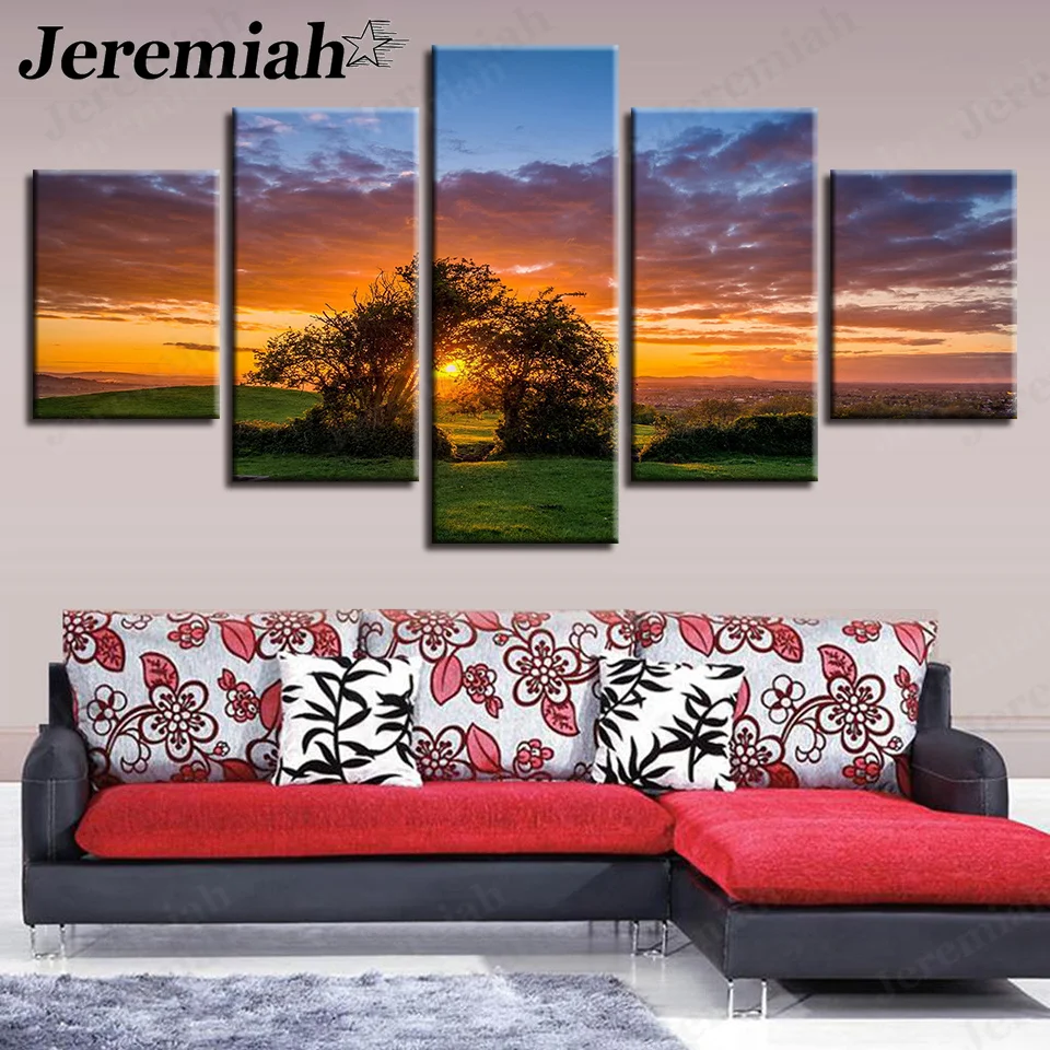 Simple Grassland Landscape Canvas Poster Big Tree Painting Wall Art At Sunrise Modern Home Living Room Decoration
Simple Grassland Landscape Canvas Poster Big Tree Painting Wall Art At Sunrise Modern Home Living Room Decoration