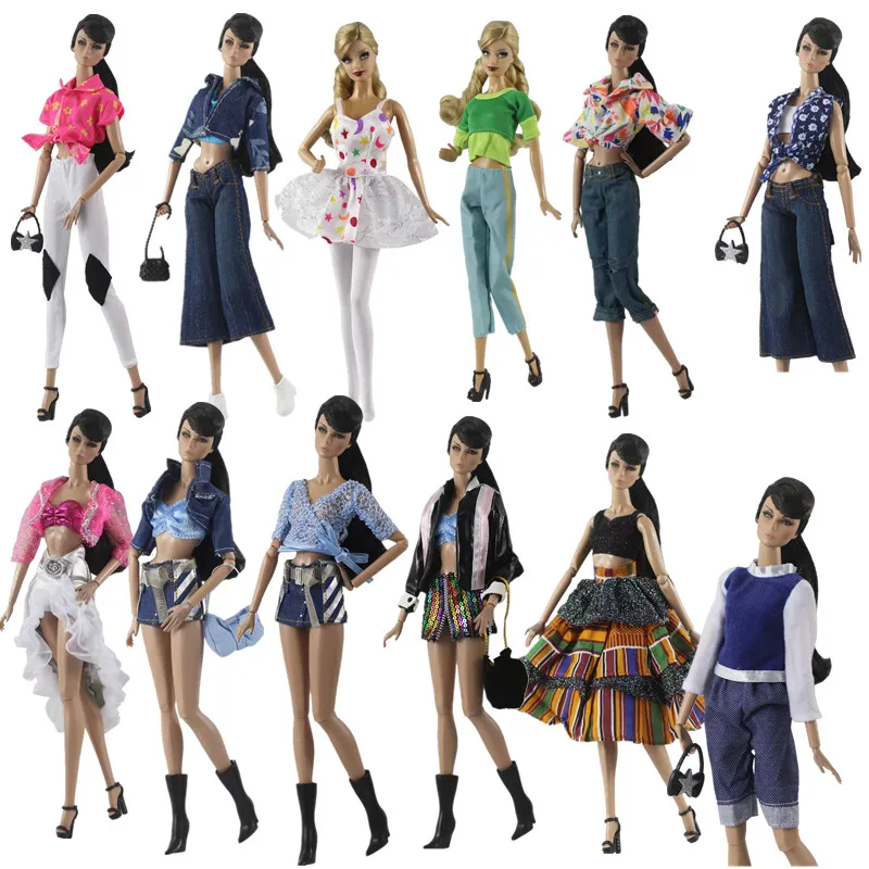 11.5" Doll Clothes For Barbie Accessories Outfits Set Shirt Coat Top Pants Socks Dress Skirt Bag Kids 1/6 BJD Dollhouse Toy Gift
11.5" Doll Clothes For Barbie Accessories Outfits Set Shirt Coat Top Pants Socks Dress Skirt Bag Kids 1/6 BJD Dollhouse Toy Gift