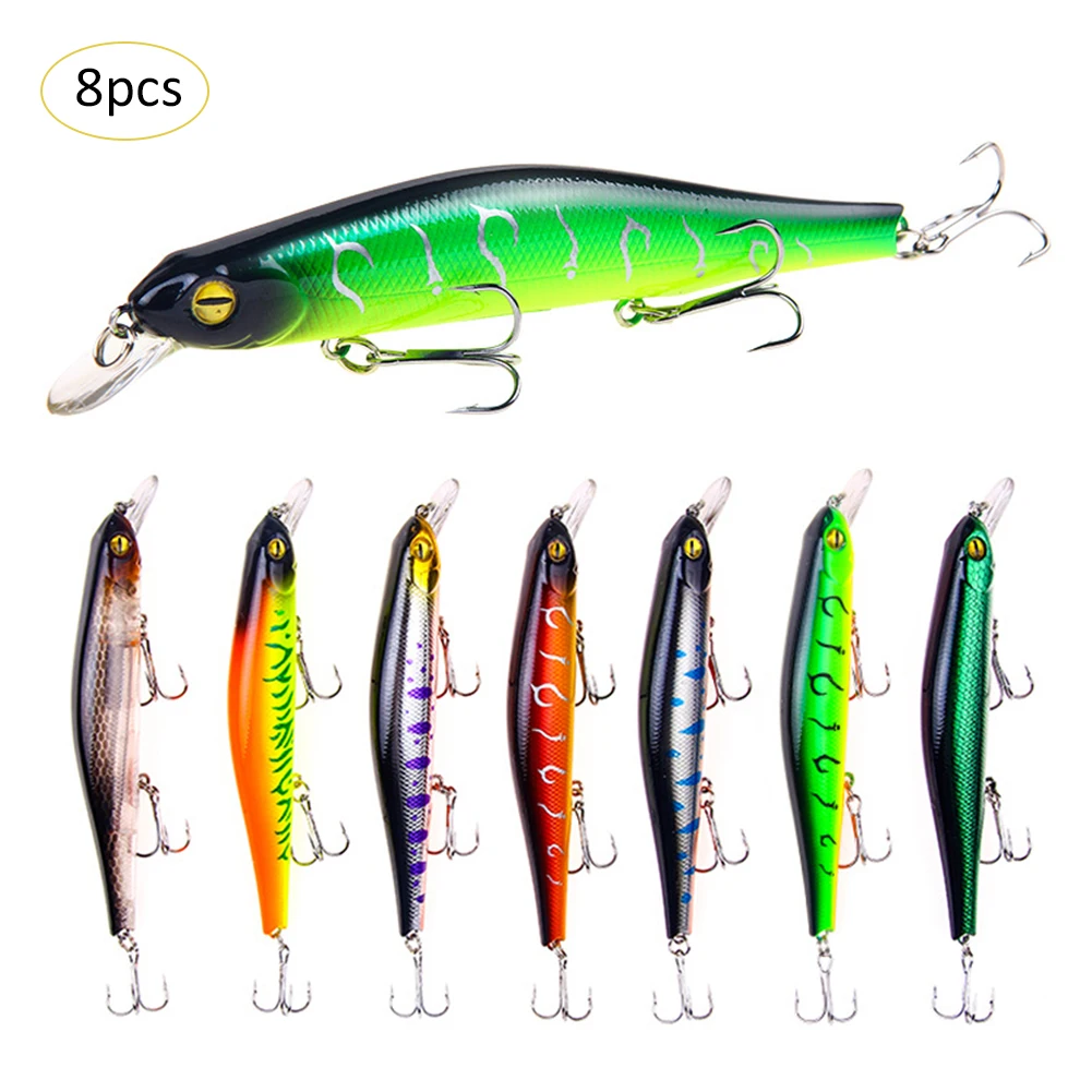 8PCS Model Magnetic Guide Ring 12.5cm/17.7g Fixed Weight System Fishing Bait Hard Dive 1.5 m Quality Wobblers Minnow
8PCS Model Magnetic Guide Ring 12.5cm/17.7g Fixed Weight System Fishing Bait Hard Dive 1.5 m Quality Wobblers Minnow
